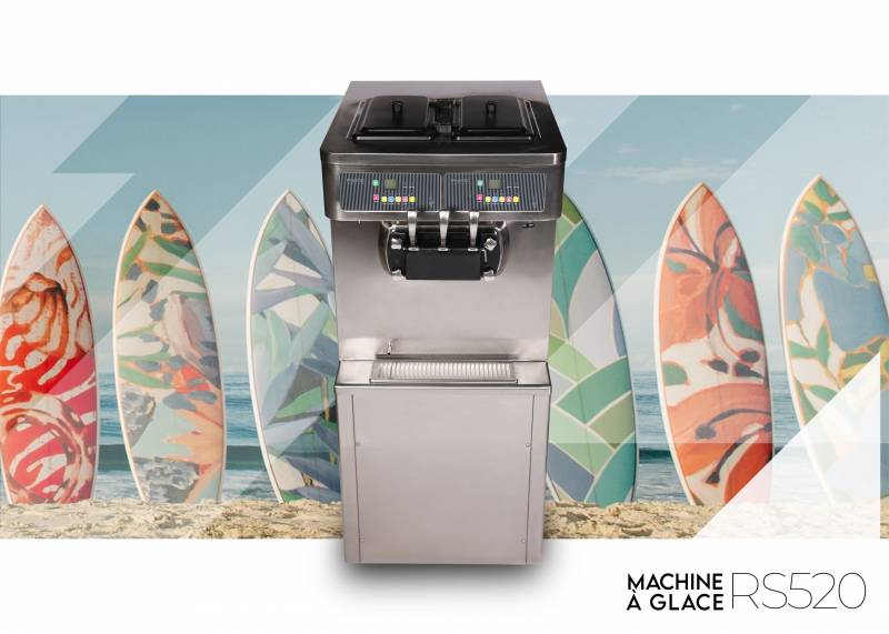 Les différents type de machine à glace italienne professionnel sur roulette à Paris 75