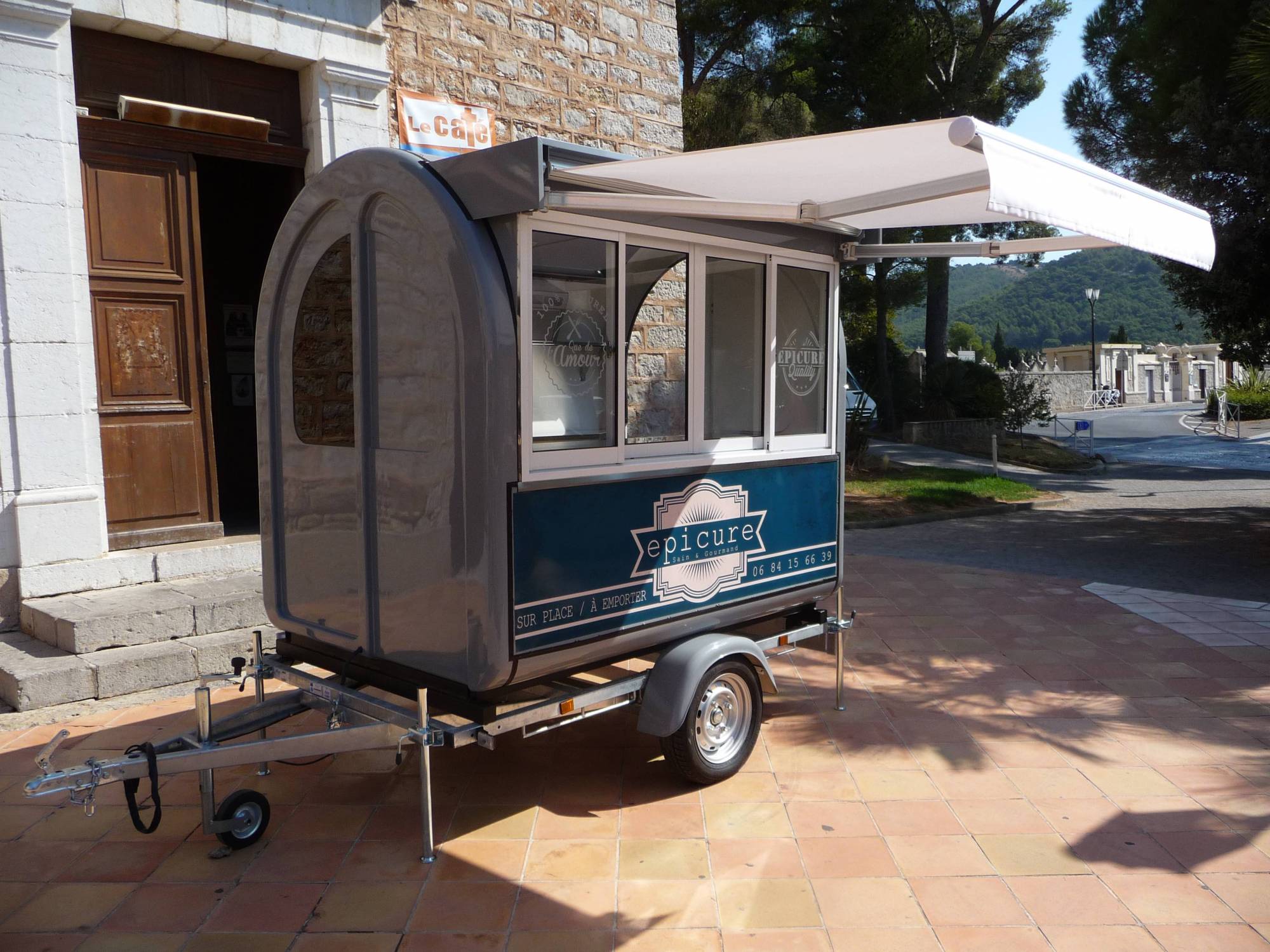 achat petite remorque traiteur ambulant à bordeaux 33000