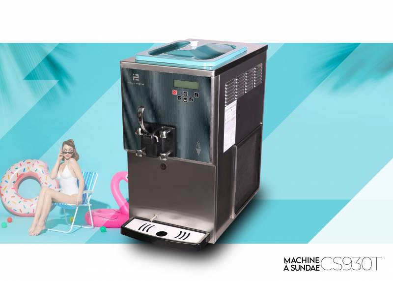 Vente de machine à glace sundae professionnel de comptoir à Paris 75