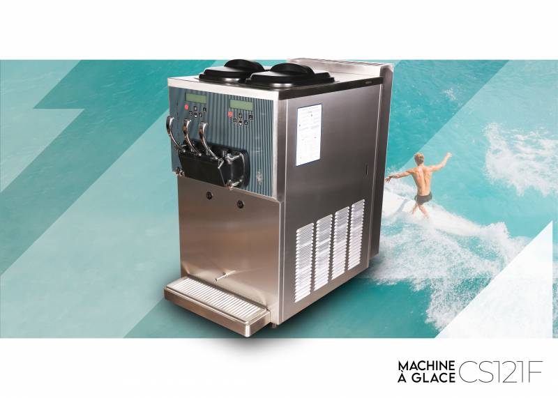 numéro 1 de la vente de machine à glace italienne professionnel de comptoir à Paris 75
