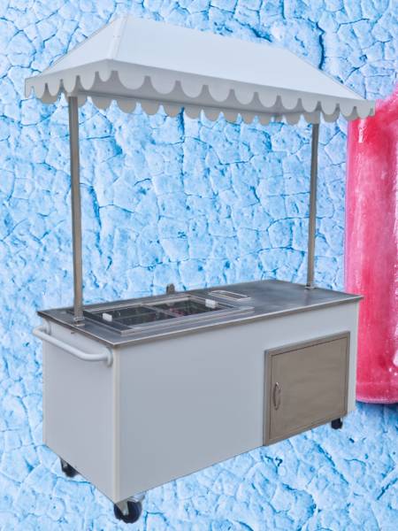 Stand glacier pour vente de glaces artisanales à Béziers 34