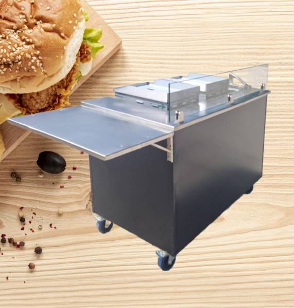 Stand pour vente ambulante de snacks salés street food à Montpellier 34