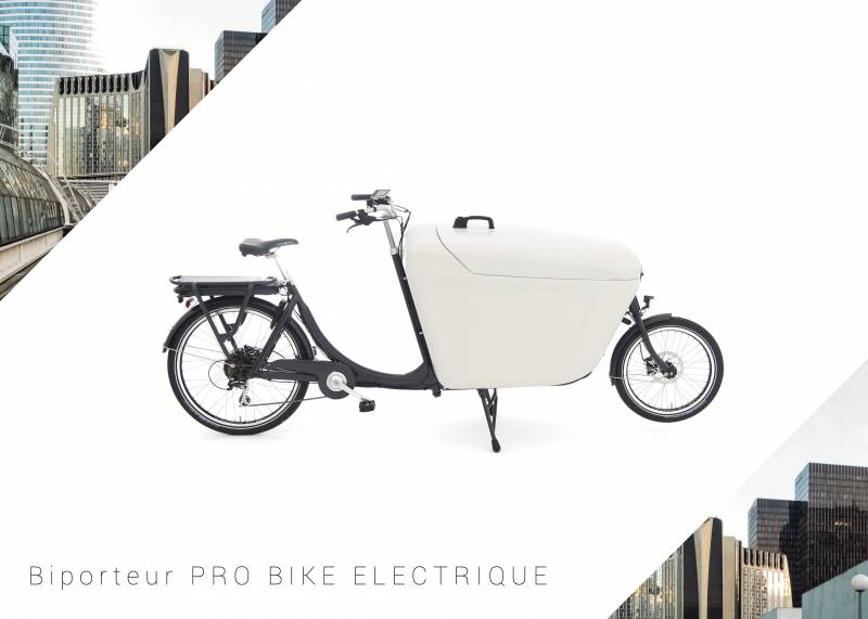prix vélo biporteur pro avec caisson à l'avant pour transport de marchandise Paris