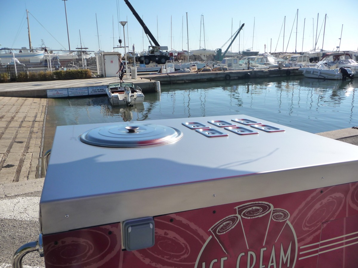 acheter chariot a glace ice cream roll aux normes à Marseille 13