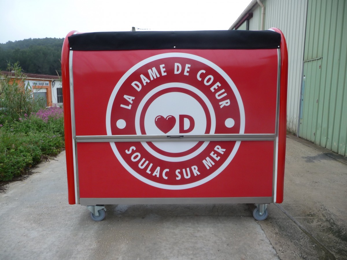 Information et prix kiosque tout équipé pour friterie à Marseille 13