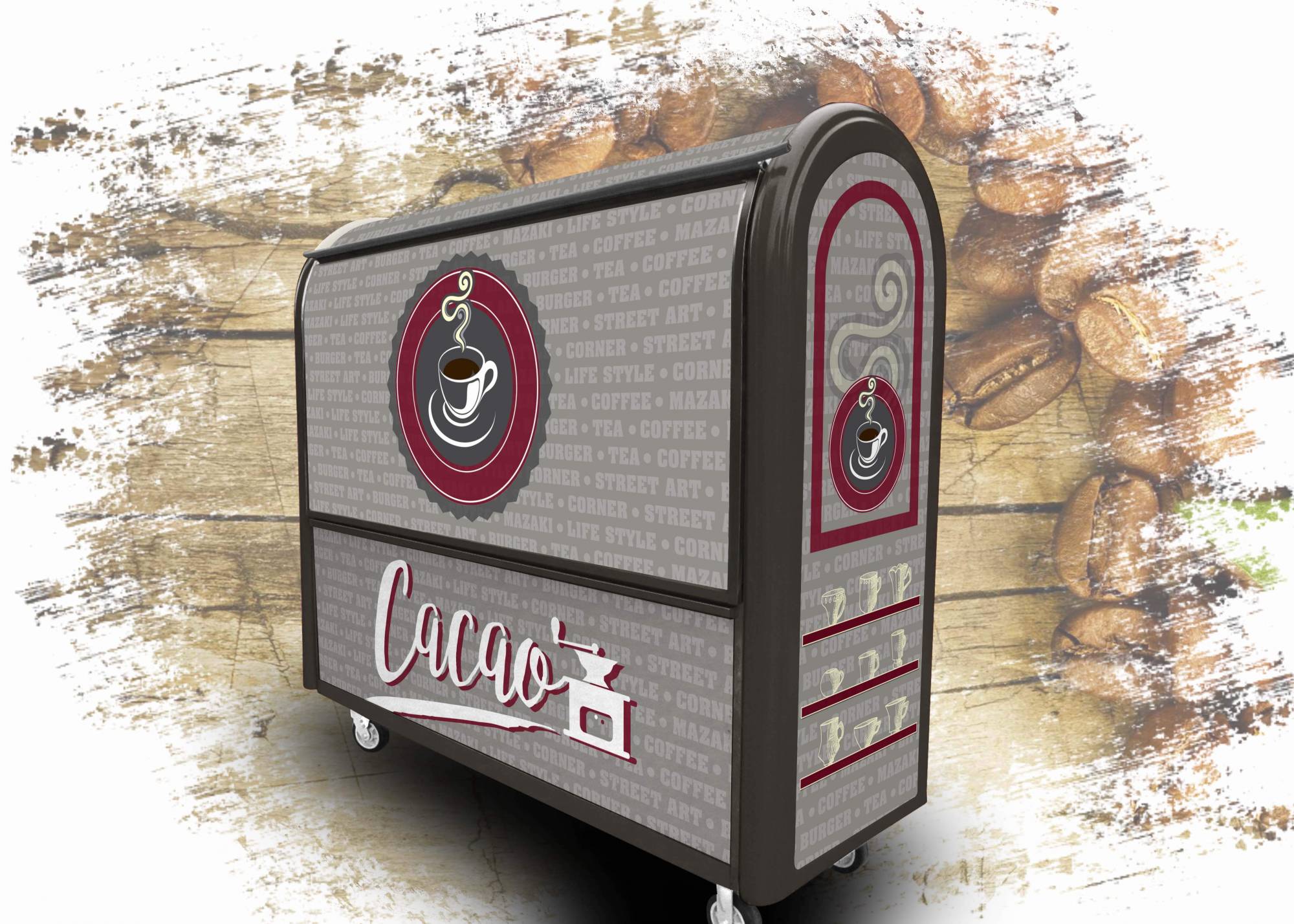 acheter un stand pop up pour la vente de boissons HACCP à Paris 75004