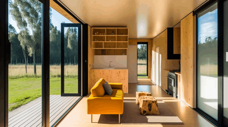 Vente container aménagé maison aux normes à Rennes 35