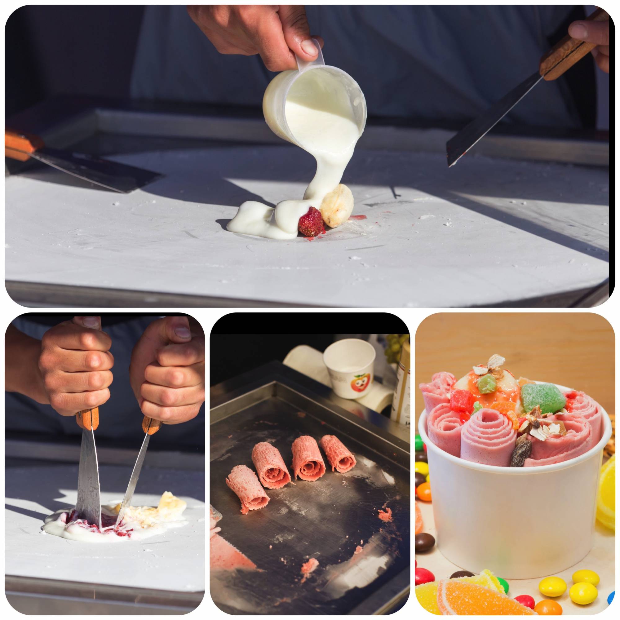 achat et vente de plancha froide pour glace en rouleaux à Bandol 83