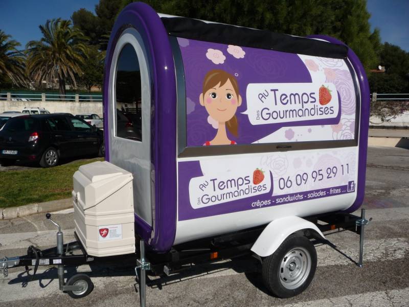 devis pour la conception d'une remorque foodtruck tout équipée aux normes à Lille 59000
