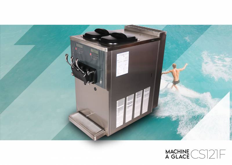 leader fabrication et vente de machine à glace italienne professionnel de comptoir à Paris 75