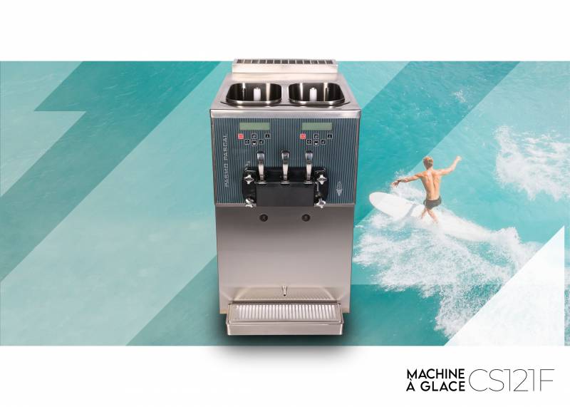 leaders fabrication et vente de machine à glace à l’italienne de comptoir à Marseille 13