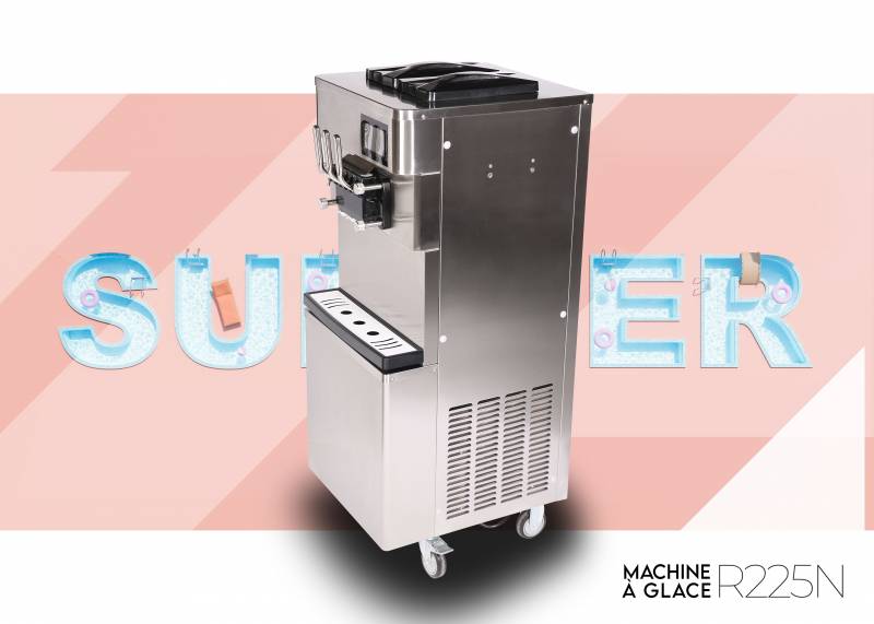 leader fabrication et vente de machine à glace italienne professionnel sur roulette à Paris 75
