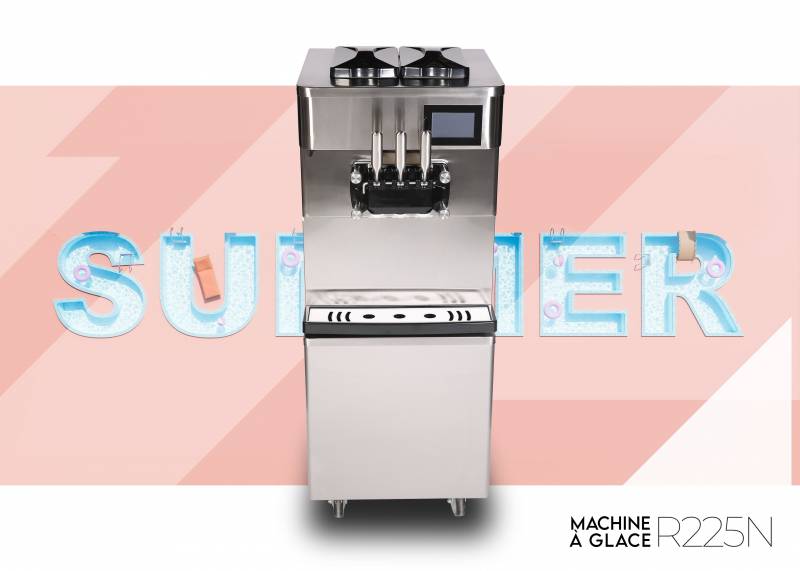 Achat machine à glace italienne professionnel sur roulette à Paris 75