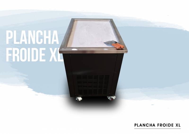 Constructeur de machine à glace thailandaise sur-mesure avec grande plaque froide à Montpellier 34