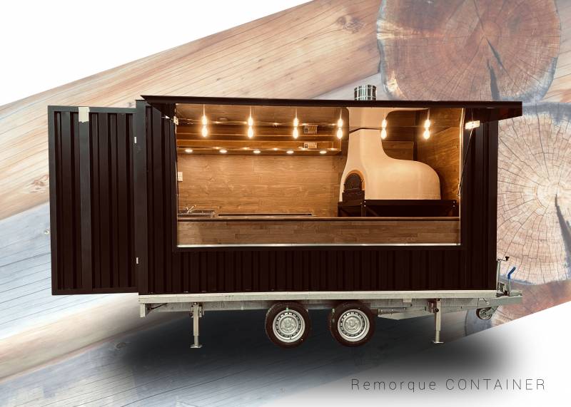 Remorque container sans aménagement en France