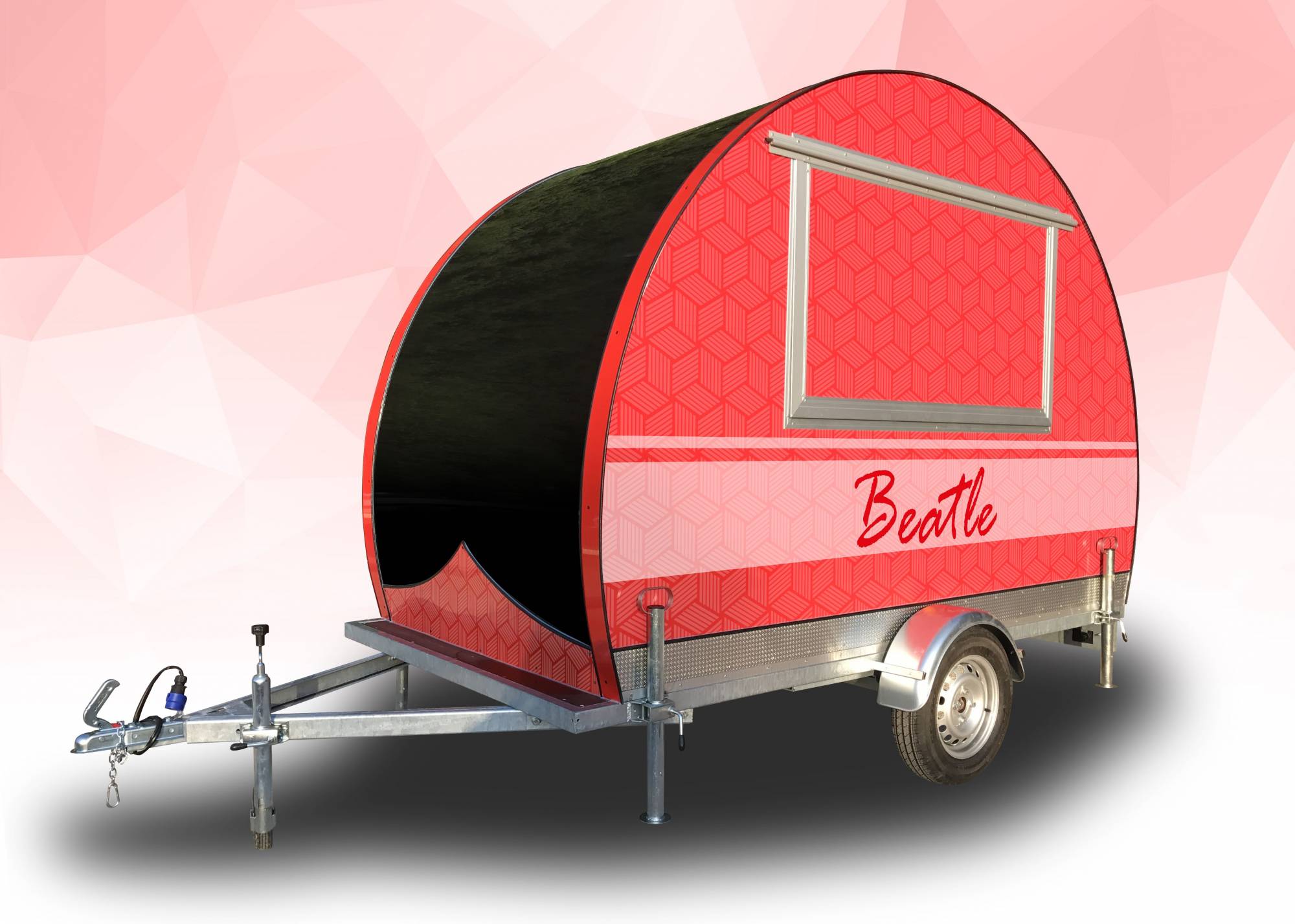 acheter une petite remorque food truck léger tout équipé pour la vente sur les marchés Marseille