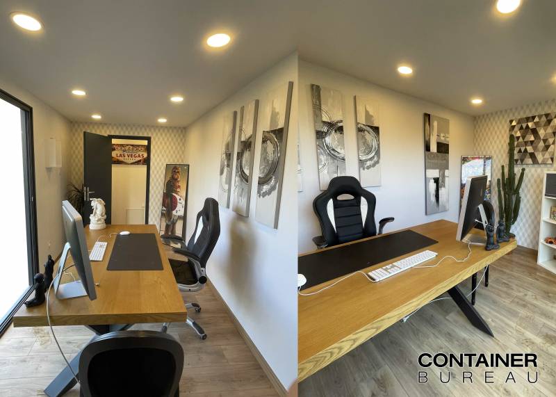 Tarif container aménagé sur-mesure en bureau et livré à Nice 06