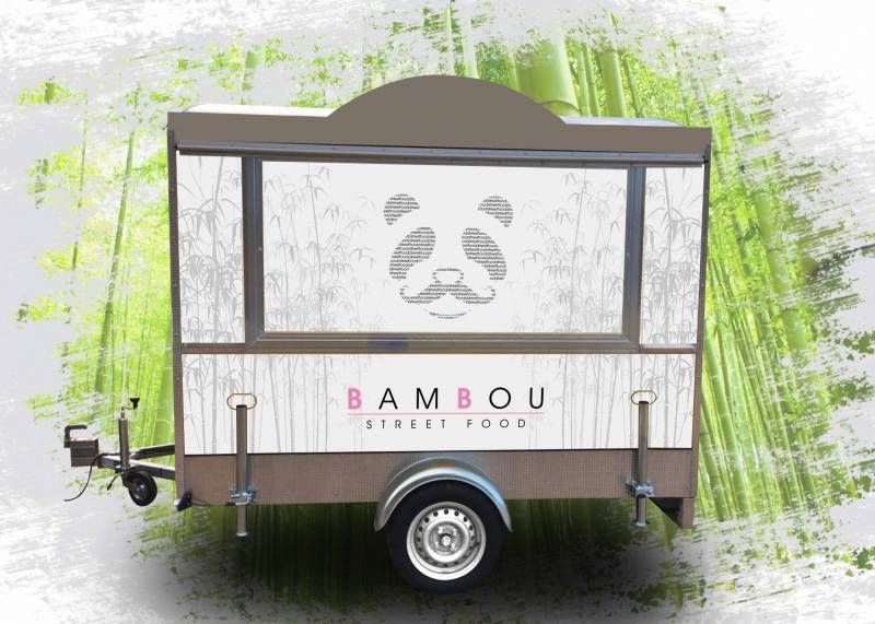 Remorque food truck avec aménagement en France