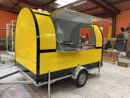 Notre zone d'activité pour ce service Nos remorques pour restauration snack  et commerce ambulant